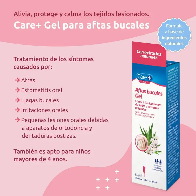 Care+ Aftas Gel per la bocca, 8 ml
