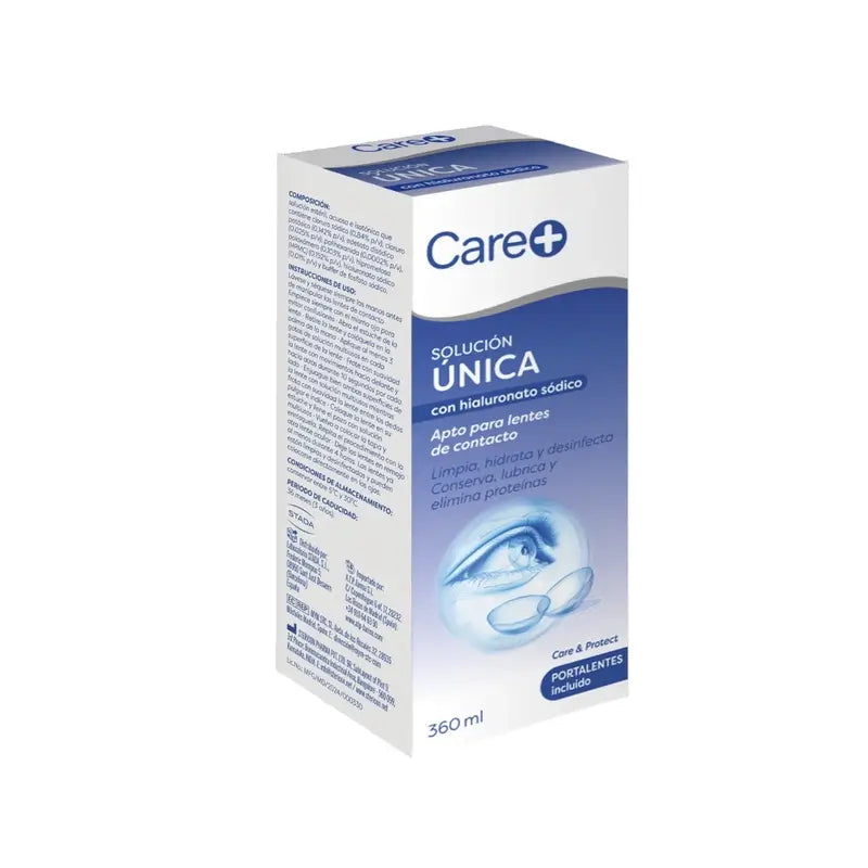 Care+ Lens Liquid con sodio ialuronato, 360 ml