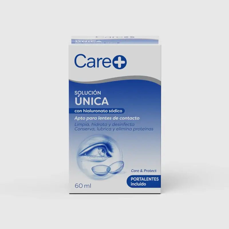 Care+ Soluzione per lenti a contatto, 60 ml
