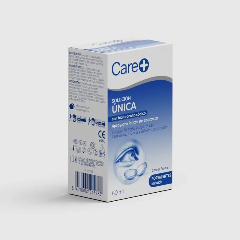 Care+ Soluzione per lenti a contatto, 60 ml