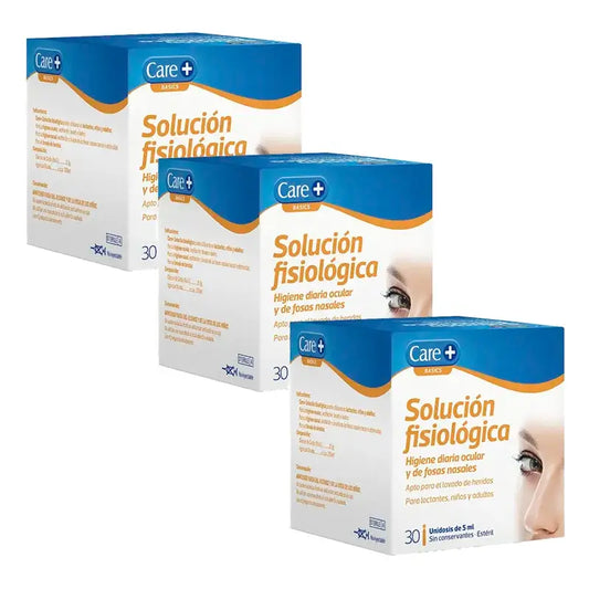 Care+ Soluzione Fisiologica 5Ml, Confezione 3 x 30 Unità