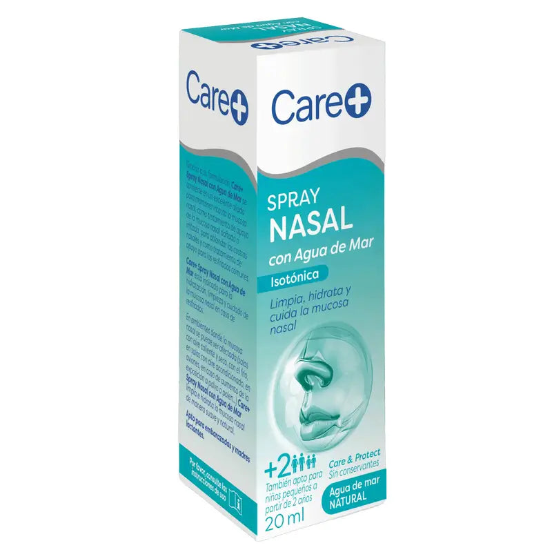 Care+ Spray nasale con acqua di mare 20 ml
