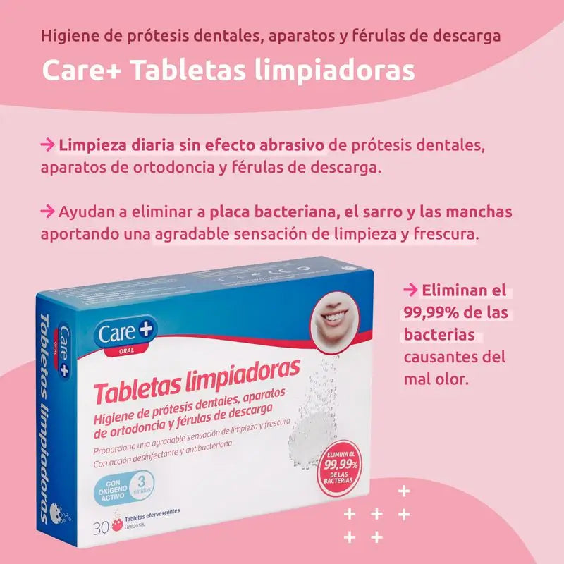 Care+ Compresse detergenti, 30 unità