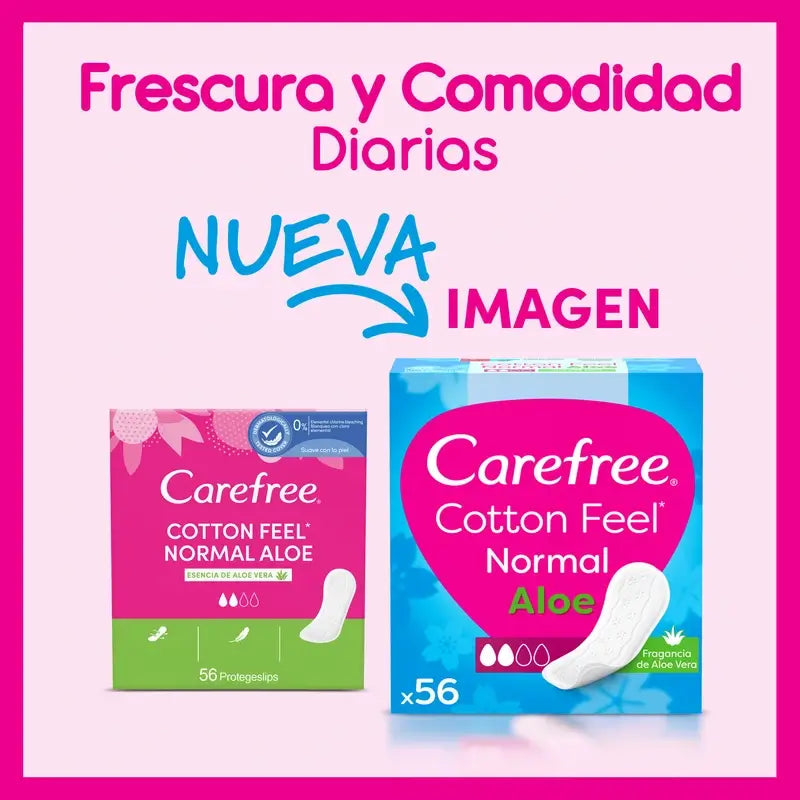 Cotone Carefree Feel Normal Aloe 56 pz.
