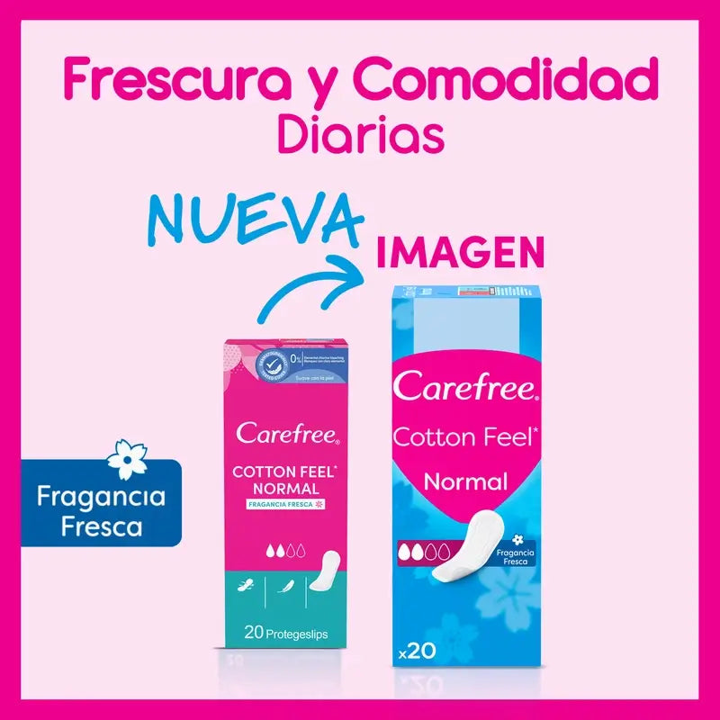 Carefree Cotton Feel Normale Fragranza Fresca 20Confezioni