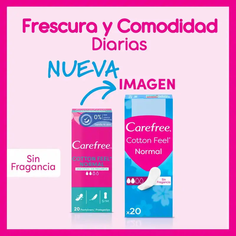 Carefree Cotton Feel Normal Senza Profumo 20 Confezioni