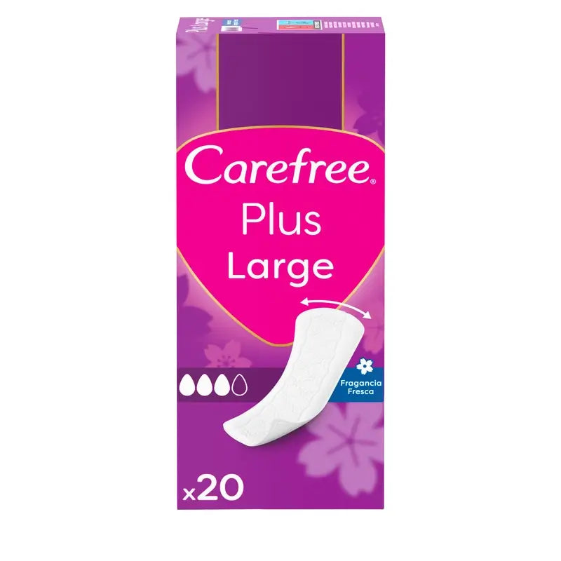 Carefree Plus Fragranza Fresca Grande 20 Confezioni