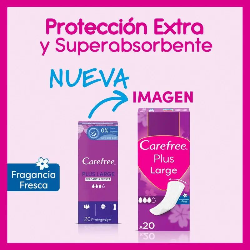 Carefree Plus Fragranza Fresca Grande 20 Confezioni