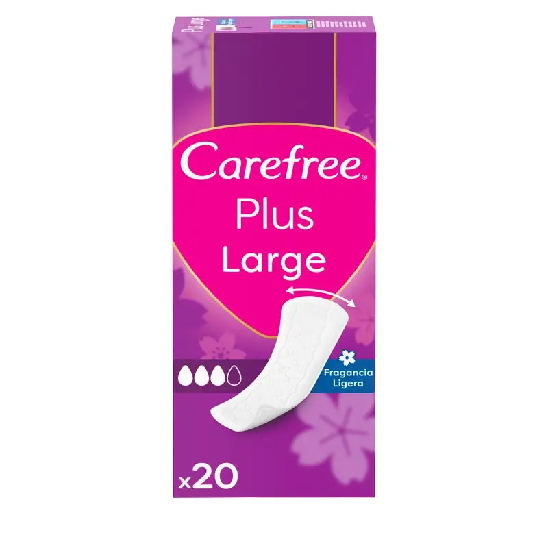 Carefree Plus Fragranza Leggera Grande 20 Confezioni