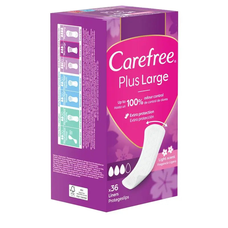 Carefree Plus Profumo Leggero Grande 36 Confezioni