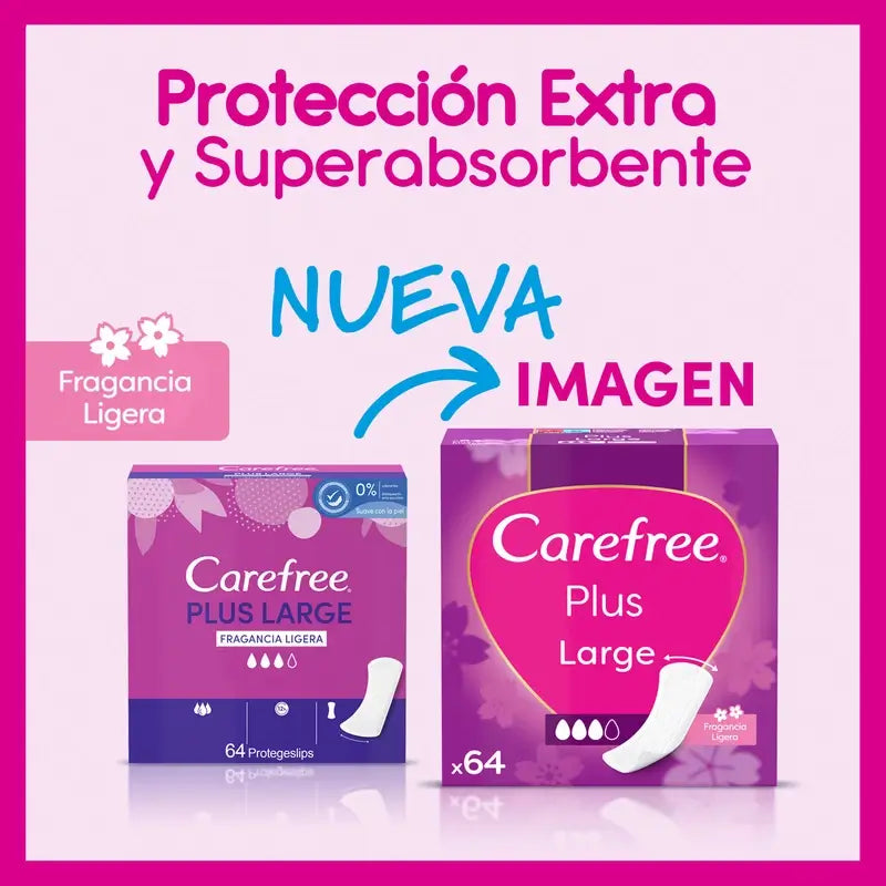 Carefree Plus Fragranza Leggera Grande 64 Confezioni