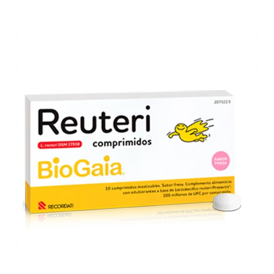 Compresse di Reuteri alla fragola, 10 compresse