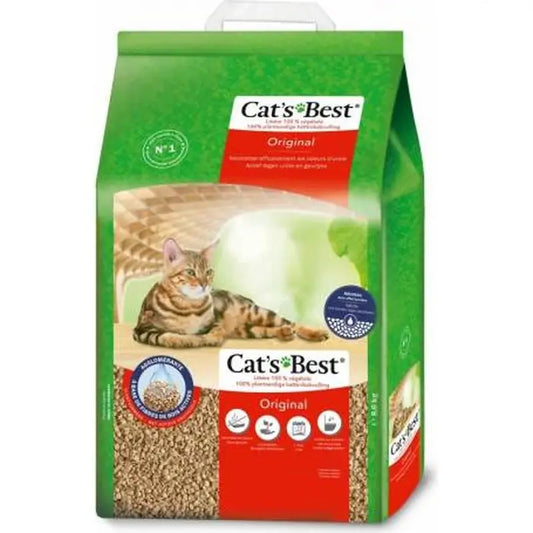 Lettiera vegetale Cat'S Best Original 20L 8,6 Kg