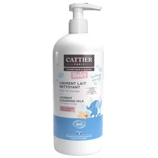 Cattier Baby Linimento per il cambio del pannolino 500Ml.