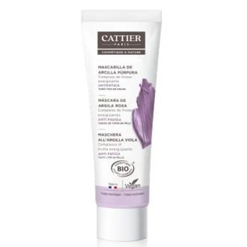 Cattier Purple Clay Mask 100Ml.