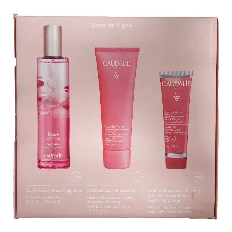 Caudalie Rose De Vigne Acqua Rinfrescante Cofanetto