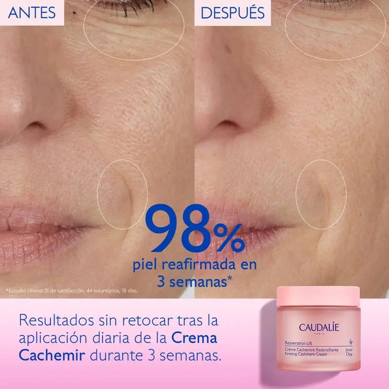 Caudalie Resveratrol-Lift Crema Cashmere , 50 ml