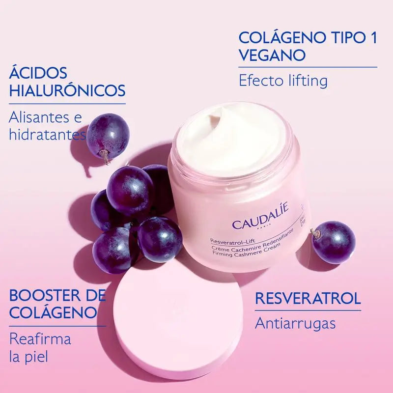 Caudalie Resveratrol-Lift Crema Cashmere Ricarica, 50 ml