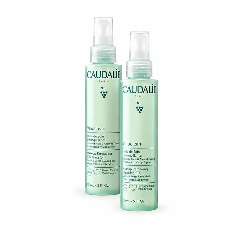 Caudalie Vinoclean Olio struccante trattante Confezione 2 x 150 ml
