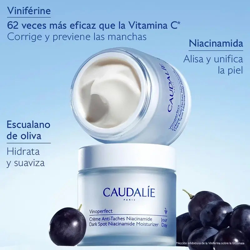 Caudalie Vinoperfect Crema anti-macchie alla niacinamide, 50 ml