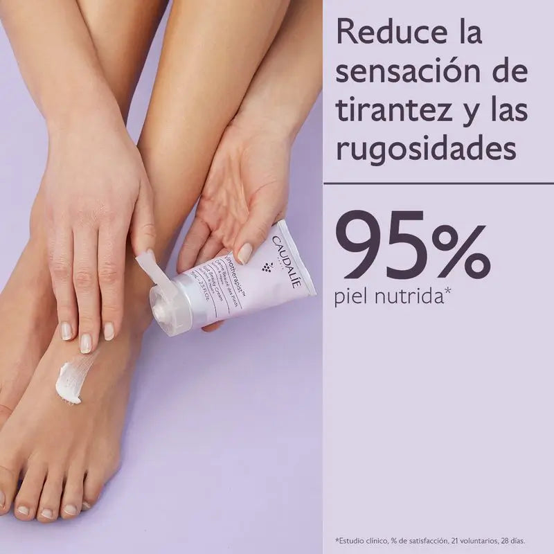 Caudalie Crema piedi di bellezza vinoterapica, 75 ml
