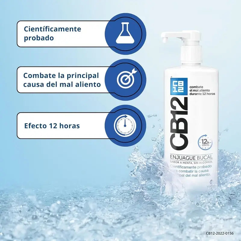 CB12 Collutorio alla menta Collutorio per alitosi al gusto di menta, 1000 ml