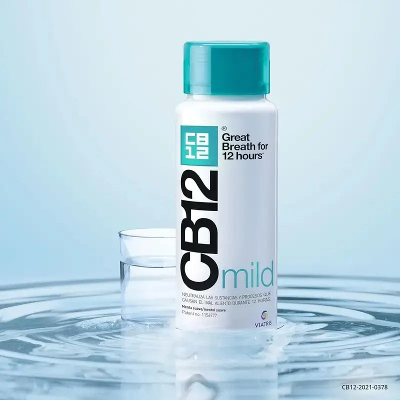 Cb12 Collutorio delicato Collutorio per alitosi al gusto di menta, 2X250 Ml
