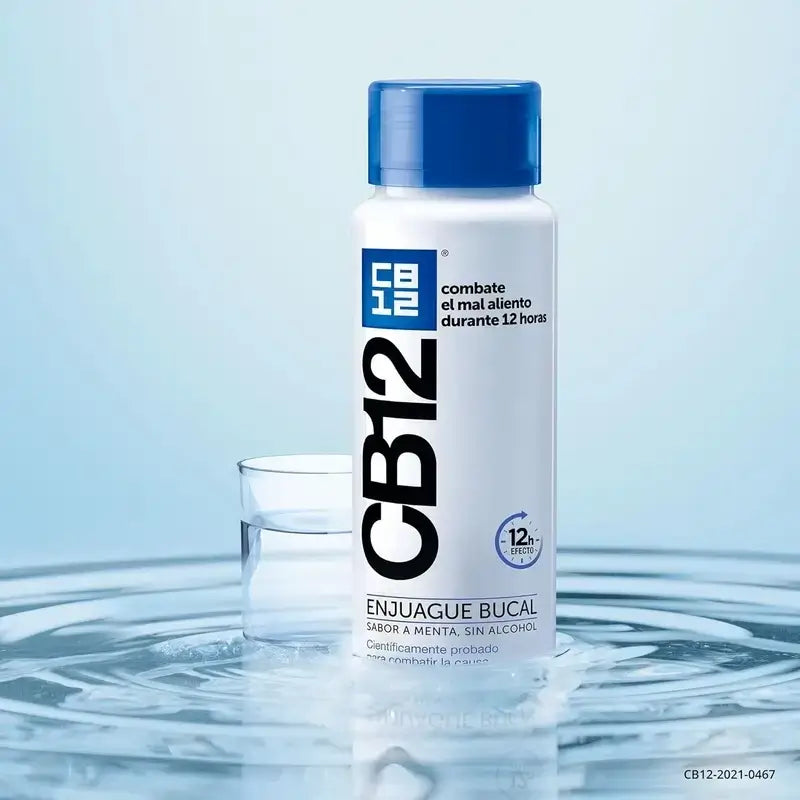 Cb12 Collutorio alla menta Collutorio per alitosi al gusto di menta, 2X250 Ml