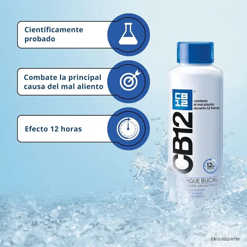 CB12 Collutorio alla menta Collutorio per alitosi al gusto di menta, 500 ml