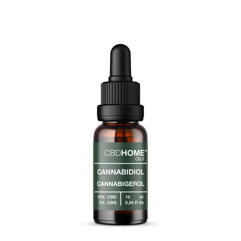 Cbd Home Olio di Cbd 15% + Cbg 5%, 10 ml