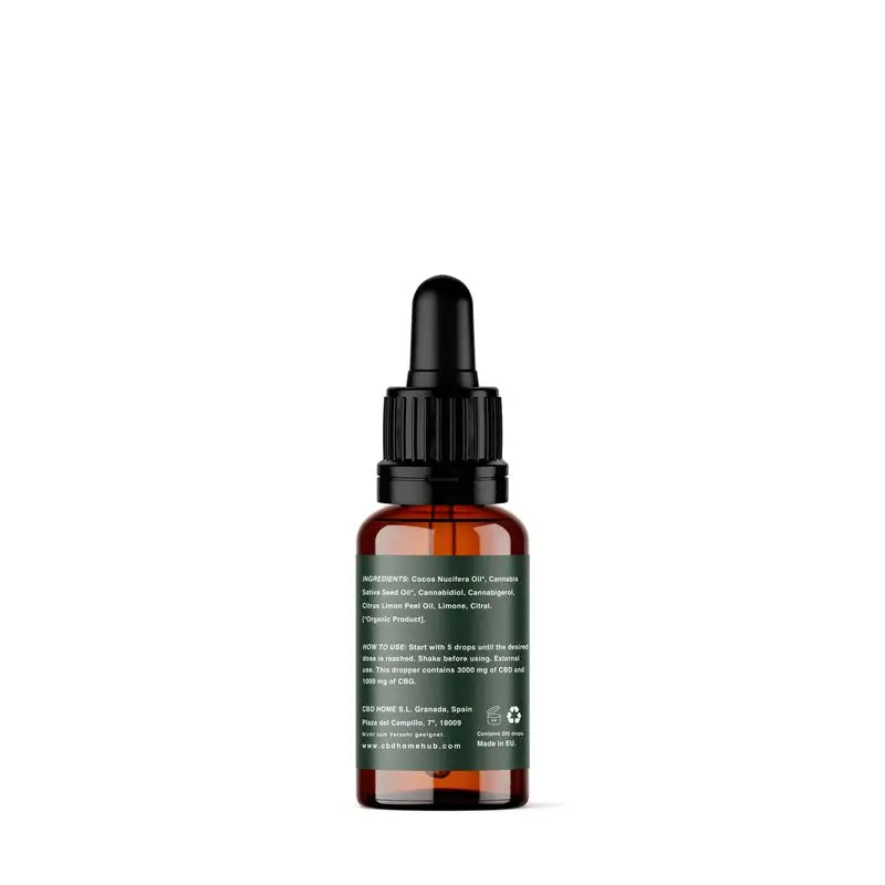 Cbd Home Olio di Cbd 30% + Cbg 10%, 10 ml