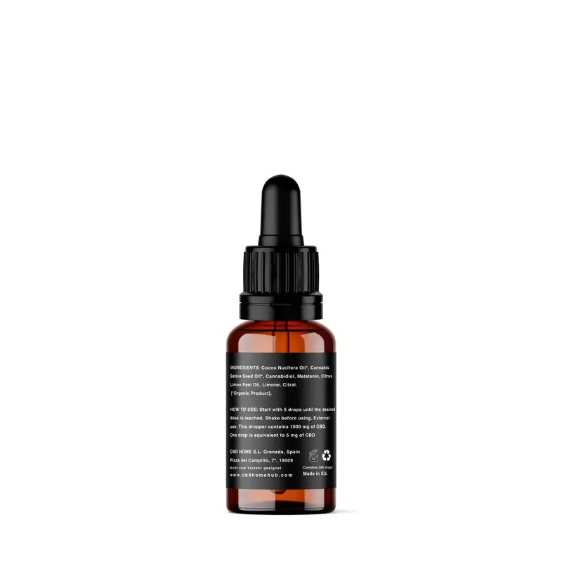 Cbd Home Olio di Cbd 10% + Melat, 10 ml