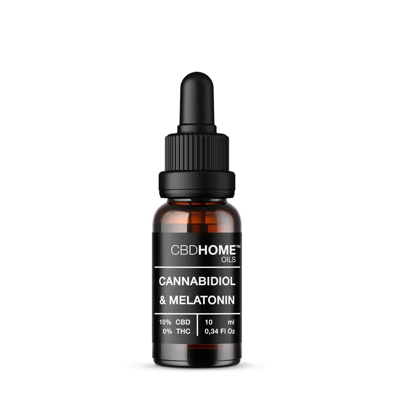Cbd Home Olio di Cbd 10% + Melat, 10 ml