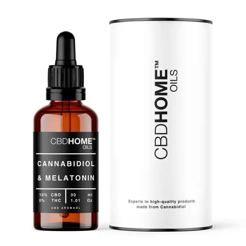 Cbd Home Olio di Cbd 10% + Melat, 30 ml