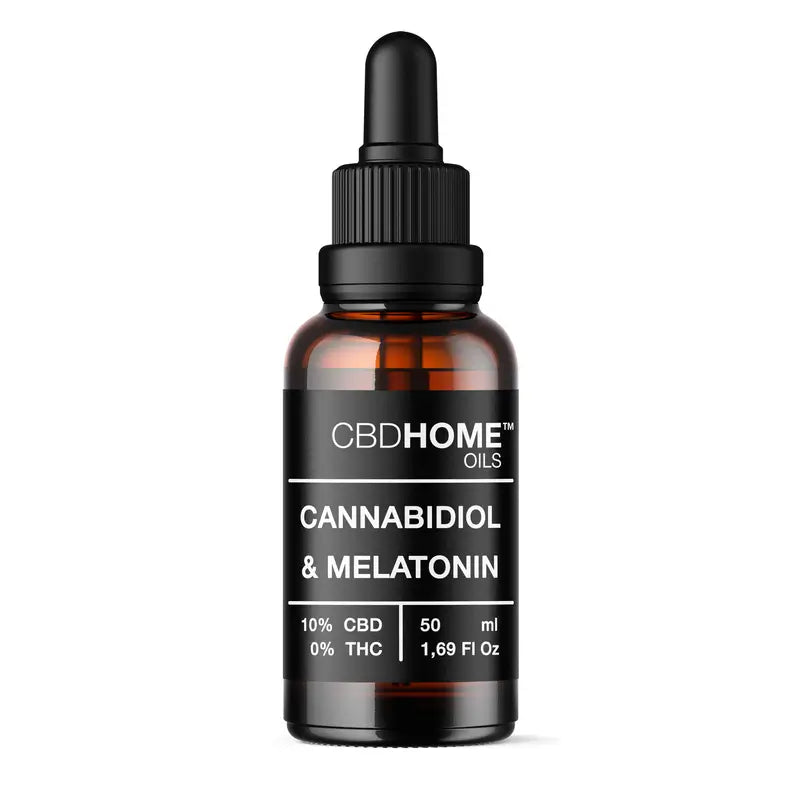 Cbd Home Olio di Cbd 10% + Melat, 50 ml