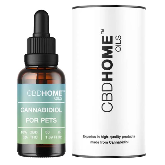 CBD HOME Olio di CBD al 10% per animali domestici, 50 ml