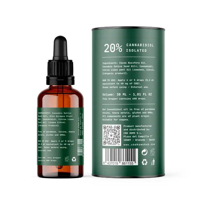 CBD Home Olio di CBD 20%, 30 ml