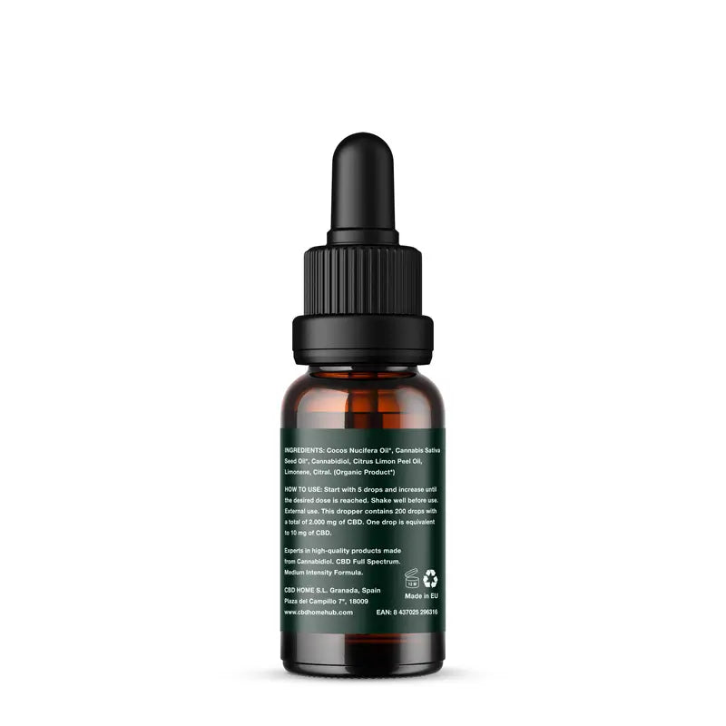 Cbd Home Olio di Cbd 20% completo, 10 ml