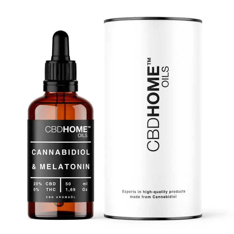 Cbd Home Olio di Cbd 20% + Melat, 50 ml
