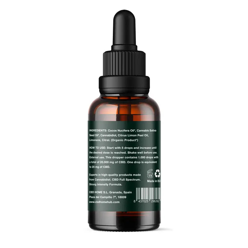 Cbd Home Olio di Cbd 40% pieno, 50 ml