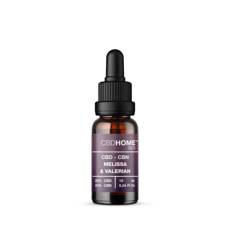 CBD HOME Olio di CBD + CBN + Melissa + Valeriana, 10 ml