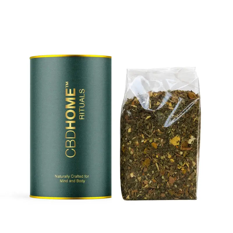 CBD HOME - Infuso con canapa, zenzero e curcuma - 100 g