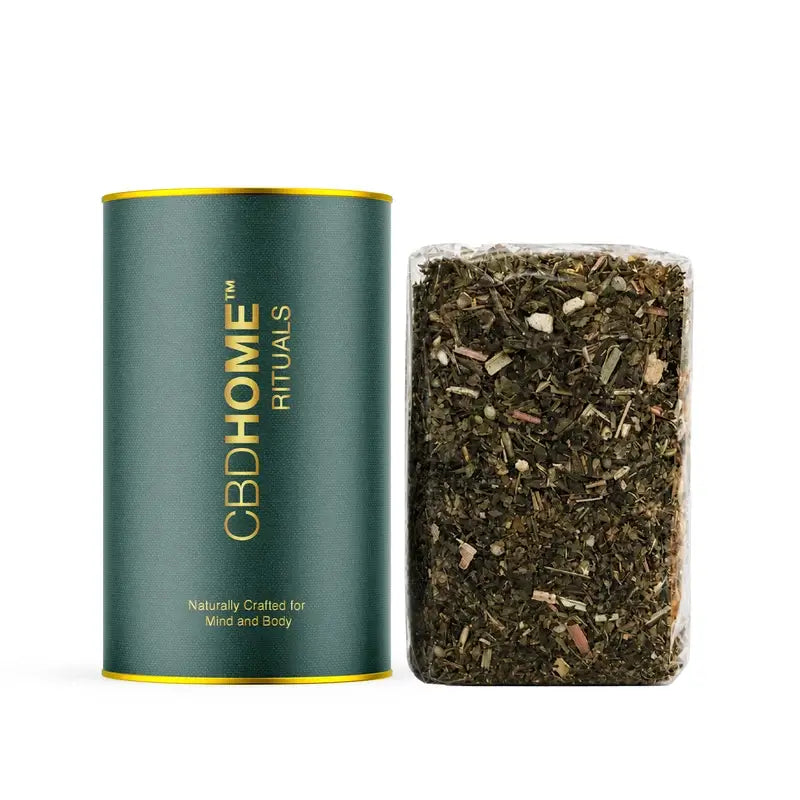 CBD HOME - Tè verde e canapa - 100 g