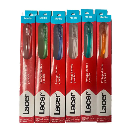 Spazzolino Lacer Technic Medio Colore casuale