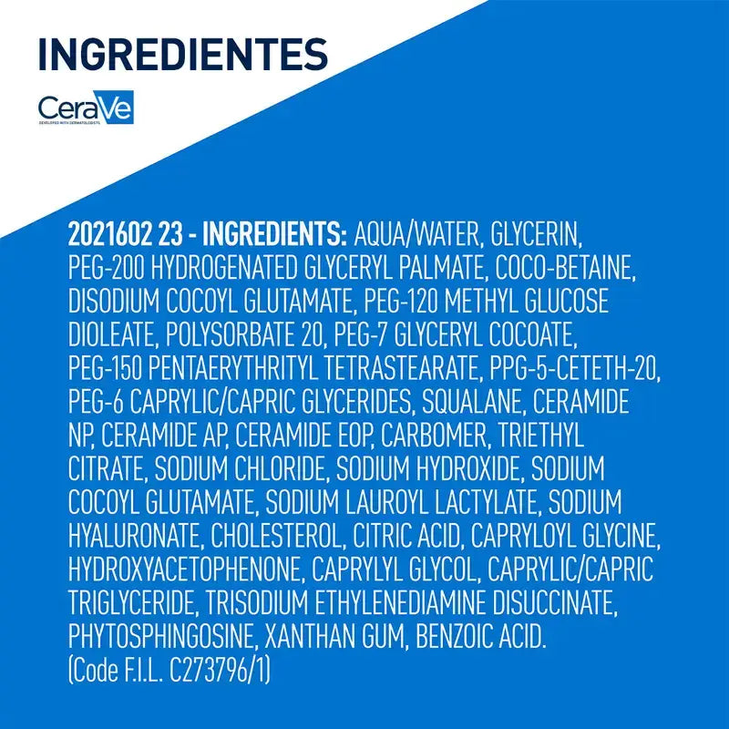 CeraVe Olio detergente schiumoso idratante, 473 ml