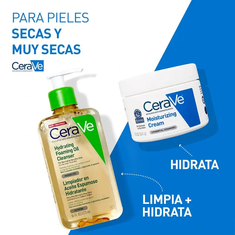 CeraVe Olio detergente schiumoso idratante, 473 ml