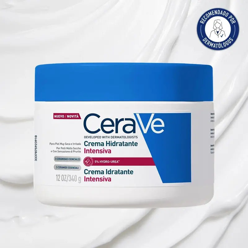 Cerave Crema Idratante Intensiva 5% Idro-Urea, 340 g