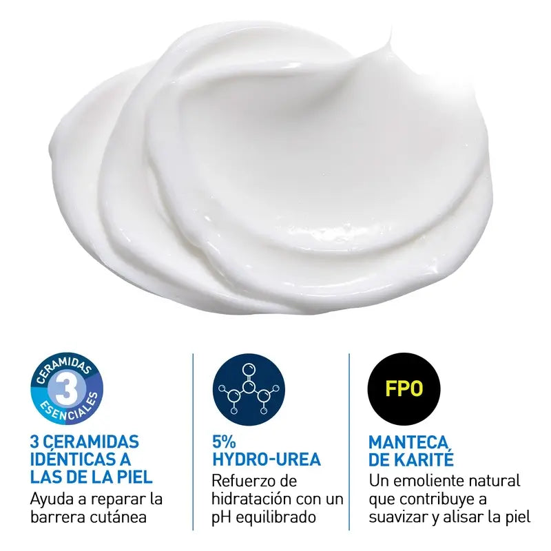 Cerave Crema Idratante Intensiva 5% Idro-Urea, 340 g