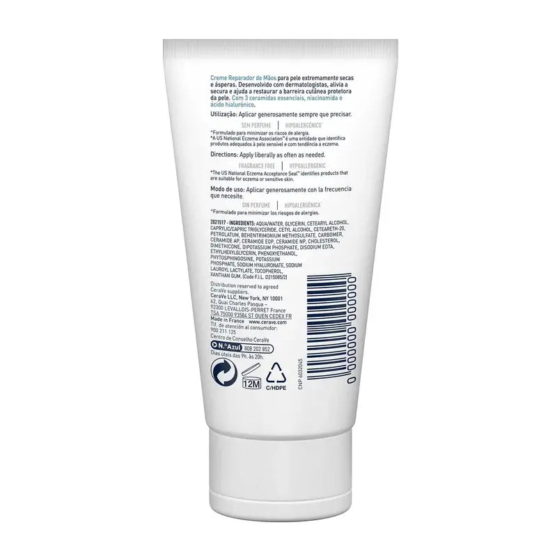 CeraVe Crema mani riparatrice, 50 ml