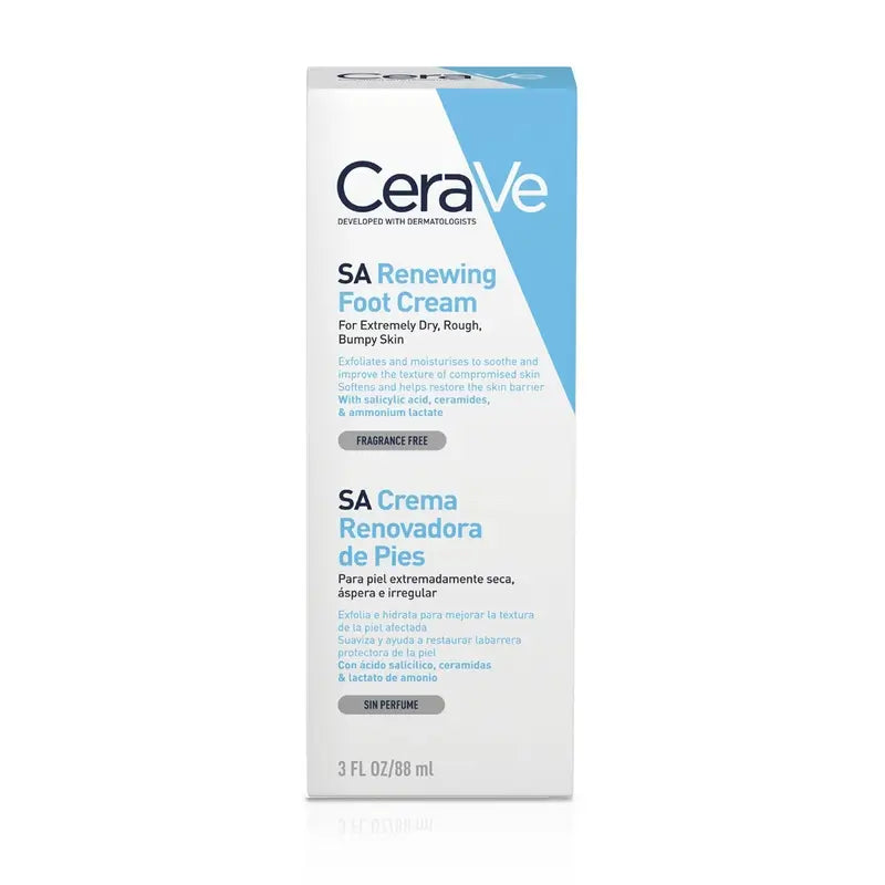 CeraVe Crema piedi rinnovatrice, 88 ml